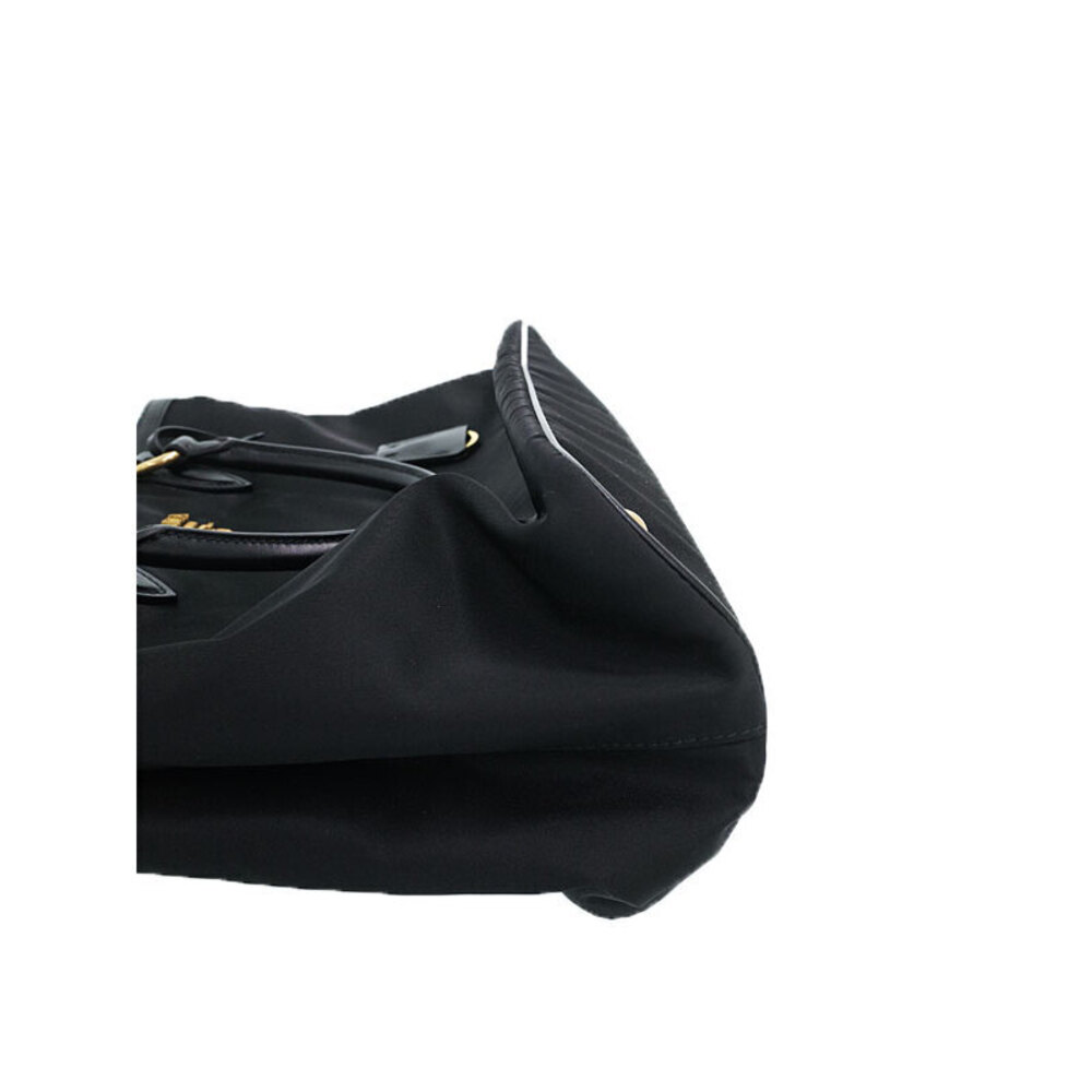 Prada Calf Black Nylon Handbag Tessuto Soft - Picture 9 of 9